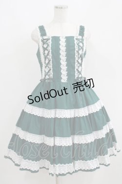 画像1: BABY,THE STARS SHINE BRIGHT / ミルフィーユジャンパースカート Free グリーン H-25-05-29-009-BA-OP-NS-ZH