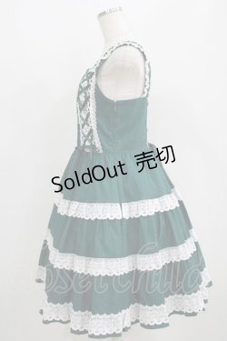 画像2: BABY,THE STARS SHINE BRIGHT / ミルフィーユジャンパースカート Free グリーン H-25-05-29-009-BA-OP-NS-ZH