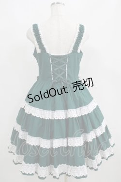 画像3: BABY,THE STARS SHINE BRIGHT / ミルフィーユジャンパースカート Free グリーン H-25-05-29-009-BA-OP-NS-ZH