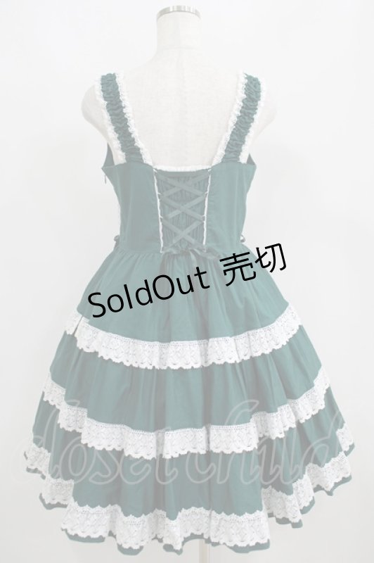 画像3: BABY,THE STARS SHINE BRIGHT / ミルフィーユジャンパースカート Free グリーン H-25-05-29-009-BA-OP-NS-ZH (3)