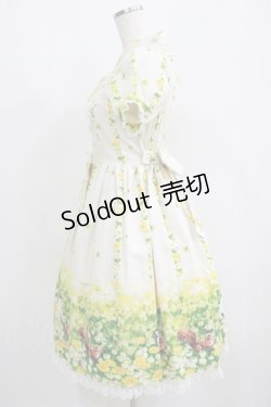 画像2: Innocent World / 土田穣うさぎとりすレースワンピース Free 生成り H-25-05-29-012-IW-OP-NS-ZH