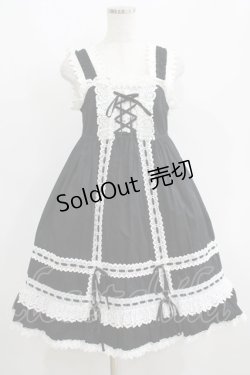 画像1: BABY,THE STARS SHINE BRIGHT / ベビードールジャンパースカート Free ブラック H-25-05-29-015-BA-OP-NS-ZH
