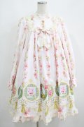 metamorphose / 花鹿の万華鏡 Aラインワンピース サイズ1 薄桜 H-25-05-29-016-ME-OP-NS-ZH