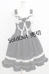 BABY,THE STARS SHINE BRIGHT / 薔薇の乙女ジャンパースカート Free ブラック H-25-05-29-018-BA-OP-NS-ZH