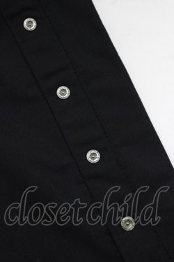 画像4: Ozz oneste / 裾ボタンレギンス  黒 H-25-06-01-025-OO-PA-KB-ZH