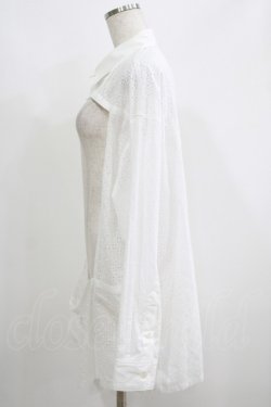 画像2: MILKBOY / FRAMEシャツ  オーバーレース×オフホワイト H-25-06-01-031-MB-BL-KB-ZH