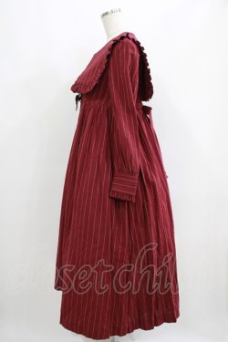 画像2: Sheglit / アネモネのフリルワンピース M ボルドー H-25-06-01-004-EL-OP-KB-ZH