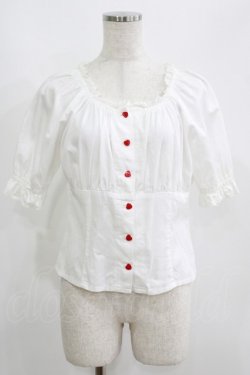 画像1: MILK / スザンナブラウス  白 H-25-06-01-042-ML-BL-KB-ZH