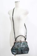 Jean Paul GAULTIER / Vサイバーガマ口2wayバッグ  グリーン H-25-06-01-048-GO-BG-KB-ZH