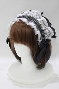 MorunxMuunaStoik / ヘッドドレスクリップ  黒×白 H-25-06-01-055-EL-AC-KB-ZH
