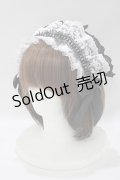 MorunxMuunaStoik / ヘッドドレスクリップ  黒×白 H-25-06-01-055-EL-AC-KB-ZH