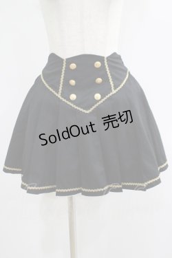 画像1: MA / ネコミミ騎士団メタル・ブレード・スカート弐  ブラック×ゴールド H-25-06-01-011-PU-SK-KB-ZH