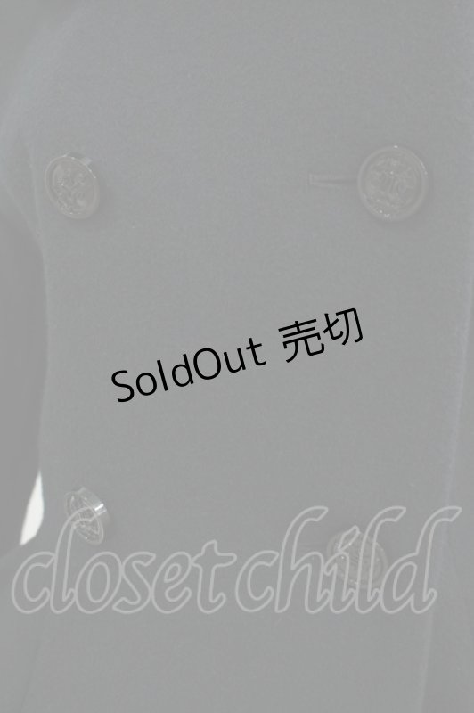 画像4: Moi-meme-Moitie / ファー付きバッスルコート 9号 黒 H-25-06-01-001-MO-CO-KB-ZT-C041 (4)