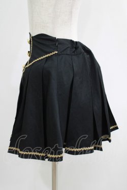 画像2: MA / ネコミミ騎士団メタル・ブレード・スカート弐  ブラック×ゴールド H-25-06-01-011-PU-SK-KB-ZH