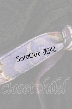 画像5: Qutie Frash / クモメッシュリボンブローチ付ベビードール  黒 H-25-06-01-013-QU-OP-KB-ZH