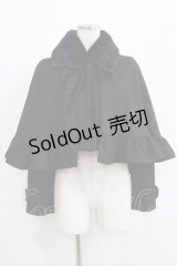 Sheglit / "Gretel"ショートケープコート  ブラック H-25-06-01-016-EL-CO-KB-ZH
