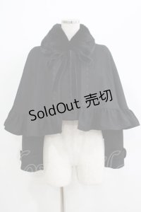 Sheglit / "Gretel"ショートケープコート  ブラック H-25-06-01-016-EL-CO-KB-ZH