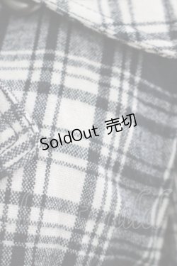 画像4: ALGONQUINS / チェックフリルジャケット  オフ×ブラックチェック H-25-06-01-019-AL-JA-KB-ZH
