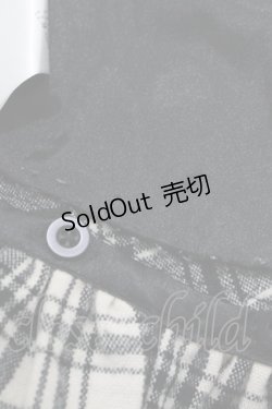 画像5: ALGONQUINS / チェックフリルジャケット  オフ×ブラックチェック H-25-06-01-019-AL-JA-KB-ZH