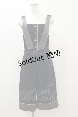 画像1: metamorphose / magical classサロペットパンツ Free ネイビー H-25-06-03-065-ME-PA-NS-ZH
