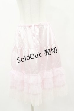 画像1: BABY,THE STARS SHINE BRIGHT / レースフリルペチコート Free ピンク H-25-06-03-066-BA-SK-NS-ZH
