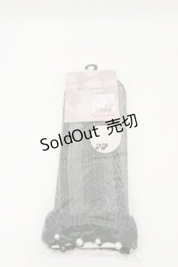 画像1: m petit by misako / AMCSレーシーPLレース  ブラック H-25-06-03-009-LO-ZA-NS-ZH