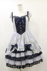 BABY,THE STARS SHINE BRIGHT / mon petit loulouドールジャンパースカート Free サックス/ネイビー H-25-06-03-076-BA-OP-NS-ZH