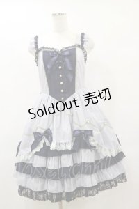 BABY,THE STARS SHINE BRIGHT / mon petit loulouドールジャンパースカート Free サックス/ネイビー H-25-06-03-076-BA-OP-NS-ZH