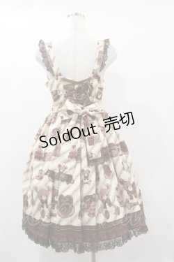 画像2: Angelic Pretty / Bear’s Chocolaterieジャンパースカート Free アイボリー H-25-06-03-078-AP-OP-NS-ZH
