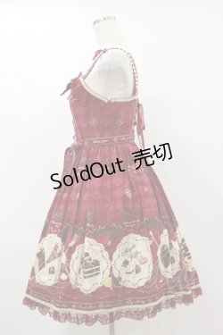 画像3: Angelic Pretty / Antique Chocolaterieパールジャンパースカート Free ワイン H-25-06-03-079-AP-OP-NS-ZH