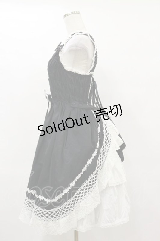 画像3: BABY,THE STARS SHINE BRIGHT / シャーリングプリンセスジャンパースカート Free ブラック H-25-06-03-080-BA-OP-NS-ZH (3)