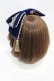 画像2: axes femme kawaii / タッセル付リボンヘッドドレス  ブルー H-25-06-03-1004-AX-AC-NS-ZH (2)