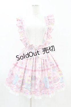 画像1: Angelic Pretty / Toy's Donut Dinerスカート Free ピンク H-25-06-03-1025-AP-SK-NS-ZH