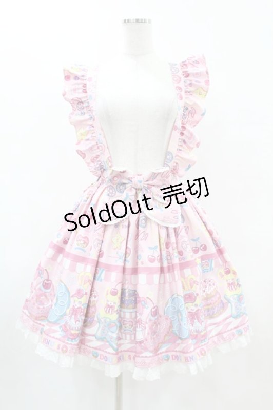 画像1: Angelic Pretty / Toy's Donut Dinerスカート Free ピンク H-25-06-03-1025-AP-SK-NS-ZH (1)