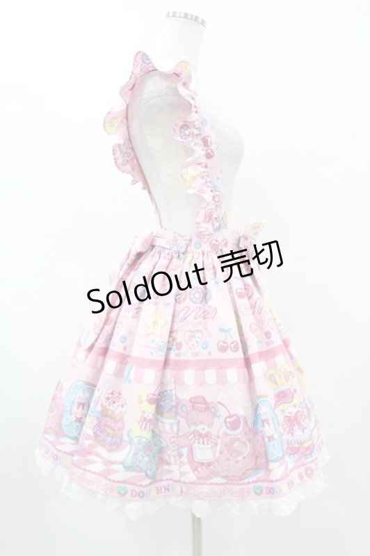 画像3: Angelic Pretty / Toy's Donut Dinerスカート Free ピンク H-25-06-03-1025-AP-SK-NS-ZH (3)