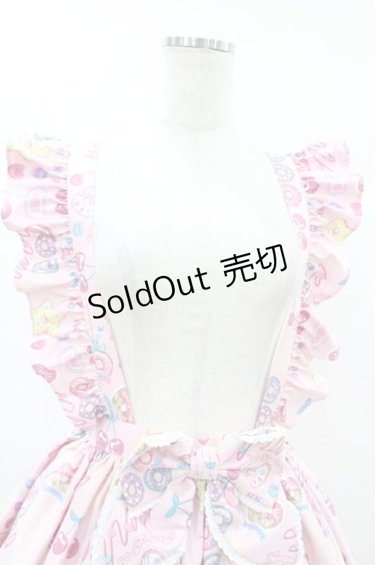 画像4: Angelic Pretty / Toy's Donut Dinerスカート Free ピンク H-25-06-03-1025-AP-SK-NS-ZH (4)