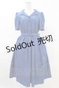an another angelus / 5分袖開衿ワンピース Free BLUE H-25-06-03-1027-CA-OP-NS-ZH