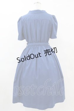 画像2: an another angelus / 5分袖開衿ワンピース Free BLUE H-25-06-03-1027-CA-OP-NS-ZH