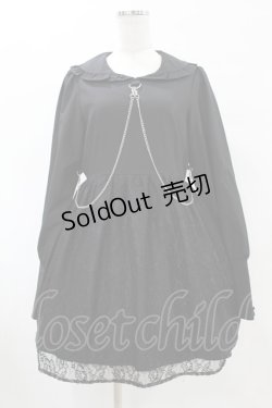 画像1: Jamie エーエヌケー / チェーンハーネスワンピース M ブラック H-25-06-03-1033-LO-OP-NS-ZH