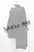 Jamie エーエヌケー / ワンショルダータックイレギュラーワンピース M ブラック H-25-06-03-1034-LO-OP-NS-ZH