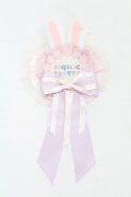Angelic Pretty / リリカルバニーロゼッタブローチ  ラベンダー H-25-06-03-1006-AP-AC-NS-ZH
