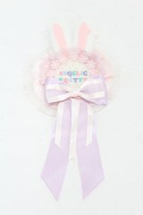 Angelic Pretty / リリカルバニーロゼッタブローチ  ラベンダー H-25-06-03-1006-AP-AC-NS-ZH