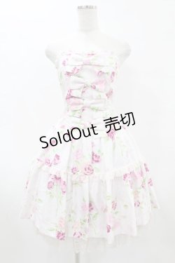 画像1: JESUS DIAMANTE / アントワーヌベアワンピ 38 ぼかし薔薇ピンク H-25-06-03-1039-JE-OP-NS-ZH
