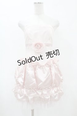 画像1: JESUS DIAMANTE / リッツドールワンピース 38 ピンク H-25-06-03-1040-JE-OP-NS-ZH
