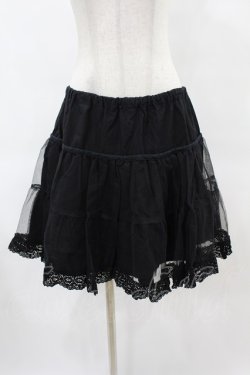画像1: BABY,THE STARS SHINE BRIGHT / チュールパニエ Free ブラック H-25-06-03-1044-BA-SK-NS-ZH