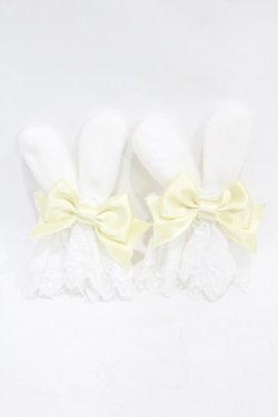 画像1: Angelic Pretty / Ribbon Bunnyお袖とめ  オフ/イエロー H-25-06-03-1007-AP-ZA-NS-ZH