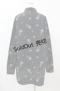 画像2: Jamieエーエヌケー / ローズpt BIGシャツ M ブラック H-25-06-03-1049-0-BL-NS-ZH