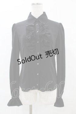 画像1: NO.S PROJECT / 二次元と運命が交差するブラウス S ブラック H-25-06-03-1052-LO-BL-NS-ZH
