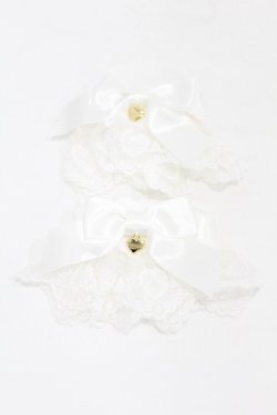画像1: Angelic Pretty / Airy Heartはしごレースカフス  シロ H-25-06-03-1008-AP-ZA-NS-ZH