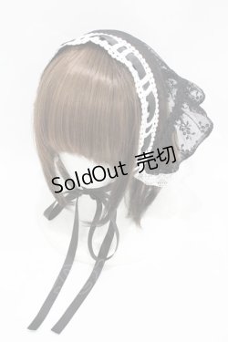 画像1: Moonrise Theater / レースバブーシュカ  ブラック H-25-06-03-1002-0-AC-NS-ZH